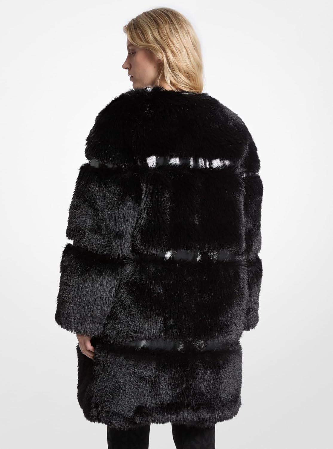 Michael Kors Women’s Faux Fur Long Coat - Image 2