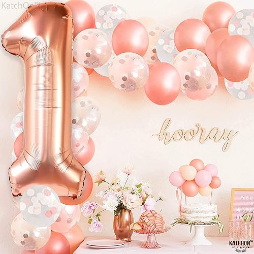 Miniatura 1031 de KatchOn, Globo dorado gigante del número 8 de 40 pulgadas, globo dorado del número 8 para decoraciones de cumpleaños de 8 años para niñas