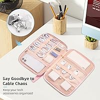 Vista 5 de Organizador de cables de viaje, Rosa