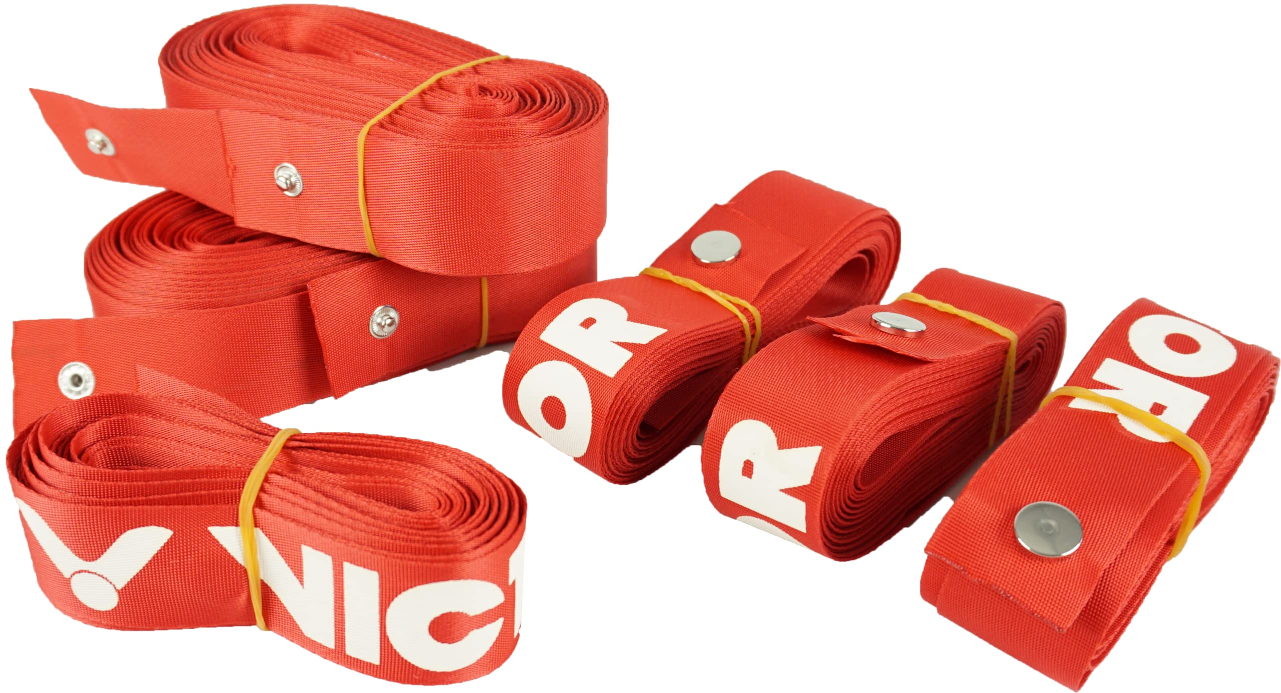 BONMAC Victor Unisex – Adultos Court Lines, Rojo Adecuado para Airbadminton, Court-Lines Airbadminton