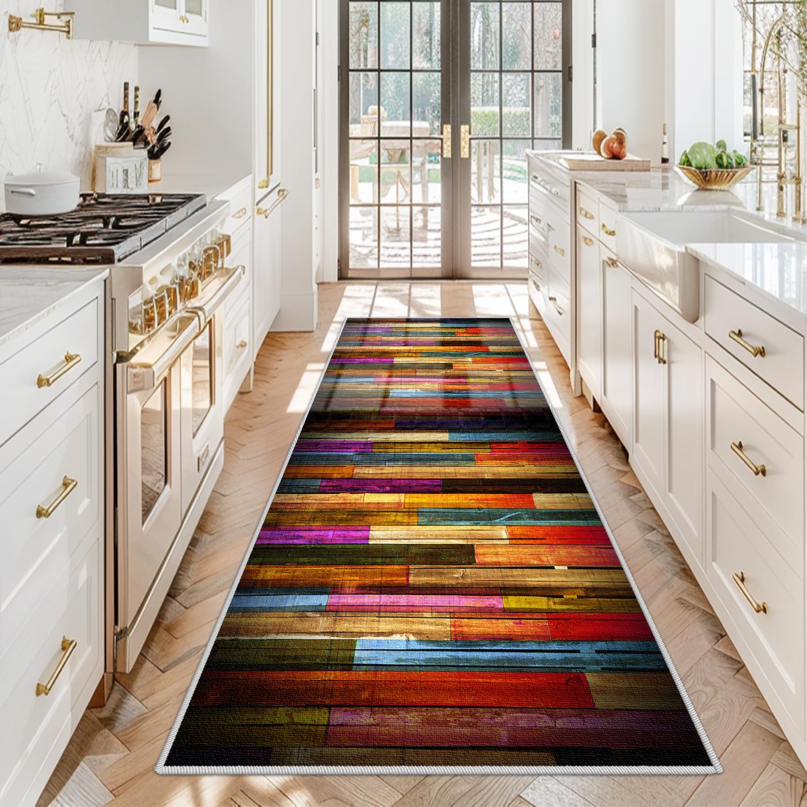 Carpet Runners for Hallways Runner Rug for Hallway Non Slip Carpet Runner 40 x 120 cm Absorbent Carpet Floor Mat Machine Washable Kitchen Runner Rug Narrow Rugs Area Rug Long Hallway Hall Runner