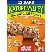 Vista 4 de Nature Valley Barras de granola, nueces dulces y saladas, anacardos, 12 unidades, 14.4 onzas