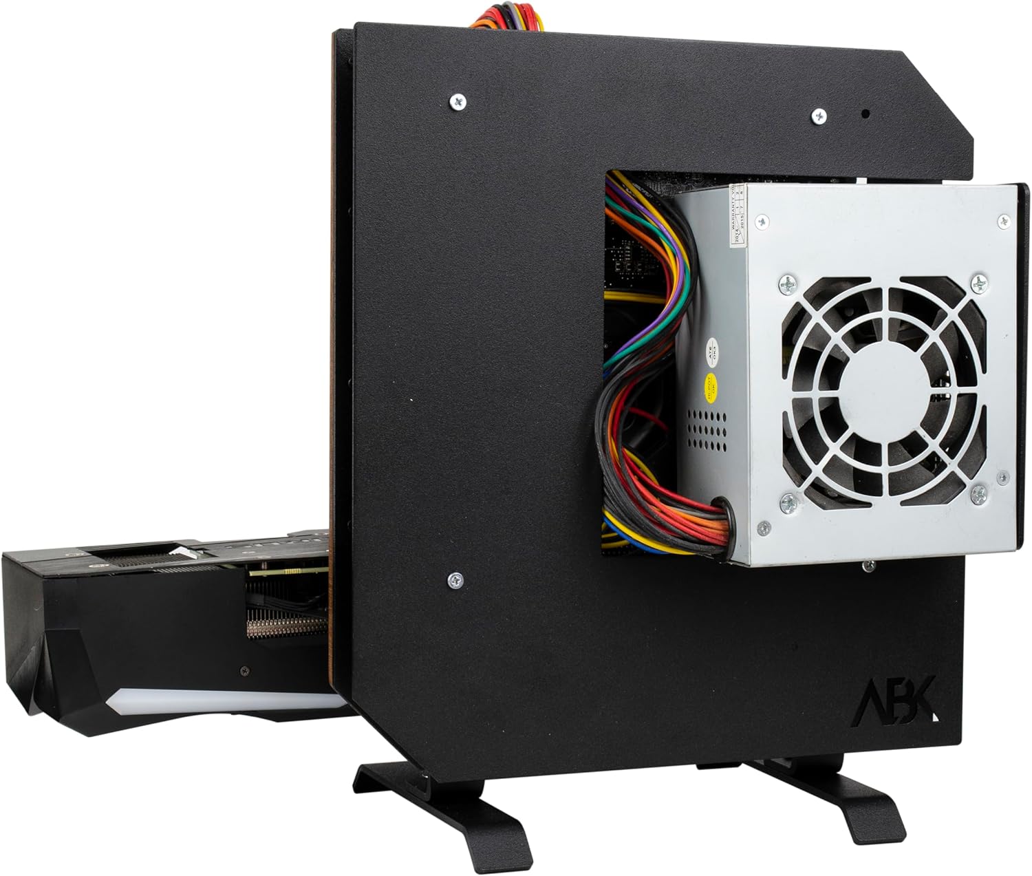 ABK Design, LTE-SF, Mini ITX Pc Case, Small Pc Cases, Small Form Factor Cases, Open Frame Computer Case, Mini itx pc Chassis, Handcrafted Premium Pc Case, Computer Case, Gaming PC Case