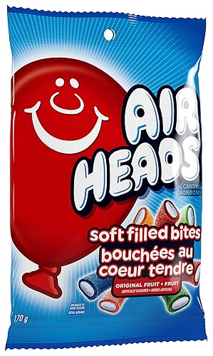 Miniatura 4 de Airheads Soft Filled Bites - Caramelo masticable con sabor a fruta, sabores surtidos, 6.00 oz