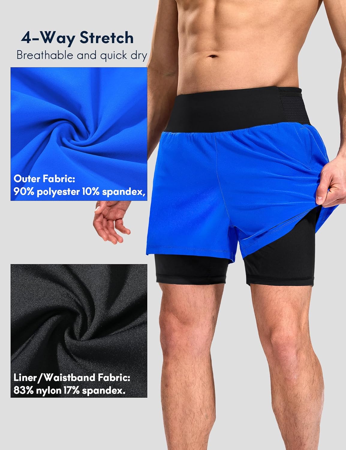 Haimont Shorts de corrida masculino 2 em 1 7,6 cm, short esportivo leve de secagem rápida para academia com forro e bolsos com zíper em promoção! Veja a oferta e mais achadinhos de Shorts & Bermudas 3 Hoje é o melhor dia para comprar Haimont Shorts de corrida masculino 2 em 1 7,6 cm, short esportivo leve de secagem rápida para academia com forro e bolsos com zíper com aquele preço maroto! Promoção! Aproveite a oferta! 3