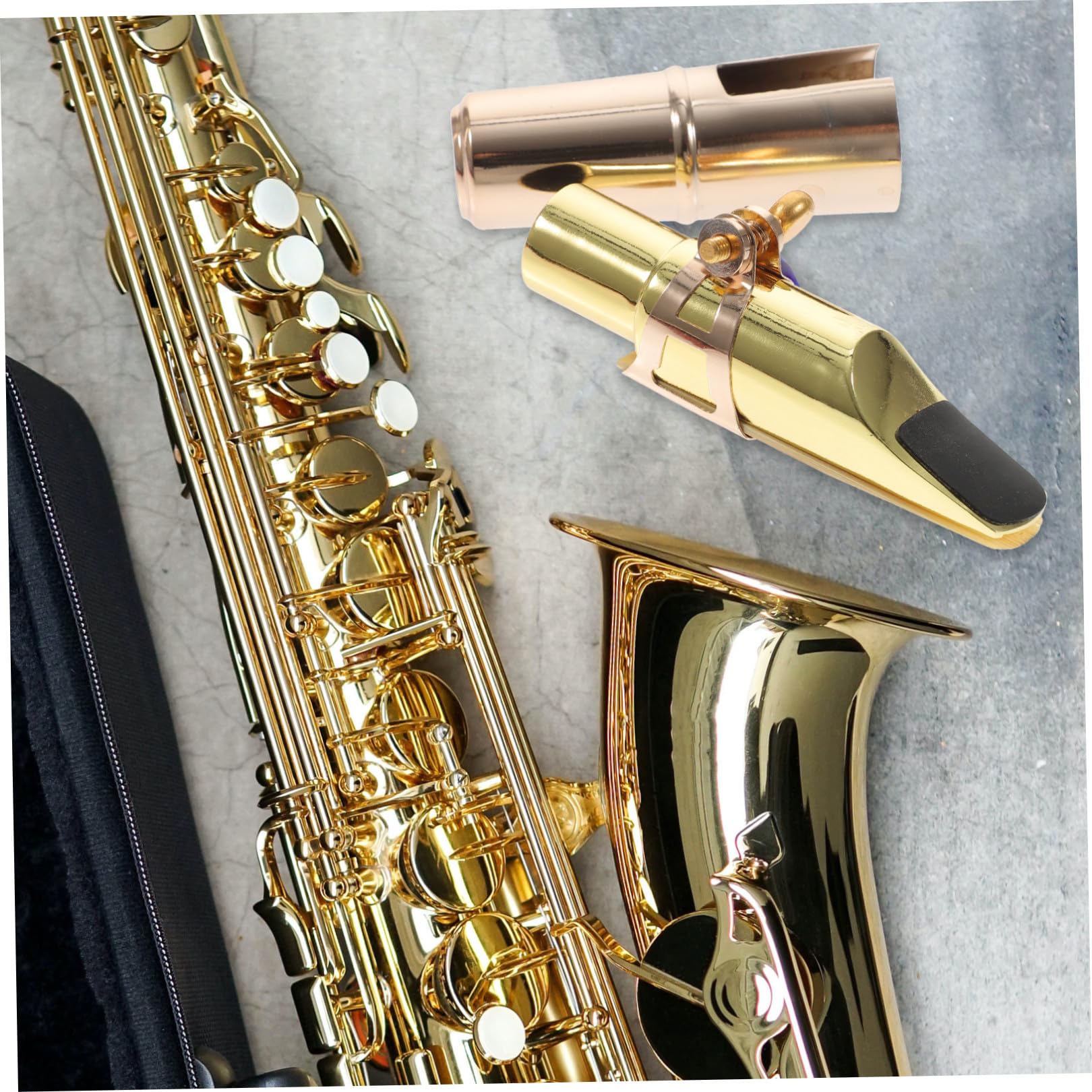 SHOWERORO Legatura Per Sassofono Contralto Con Ancia E Cappuccio Kit Accessori Per Sassofono E Strumenti Musicali