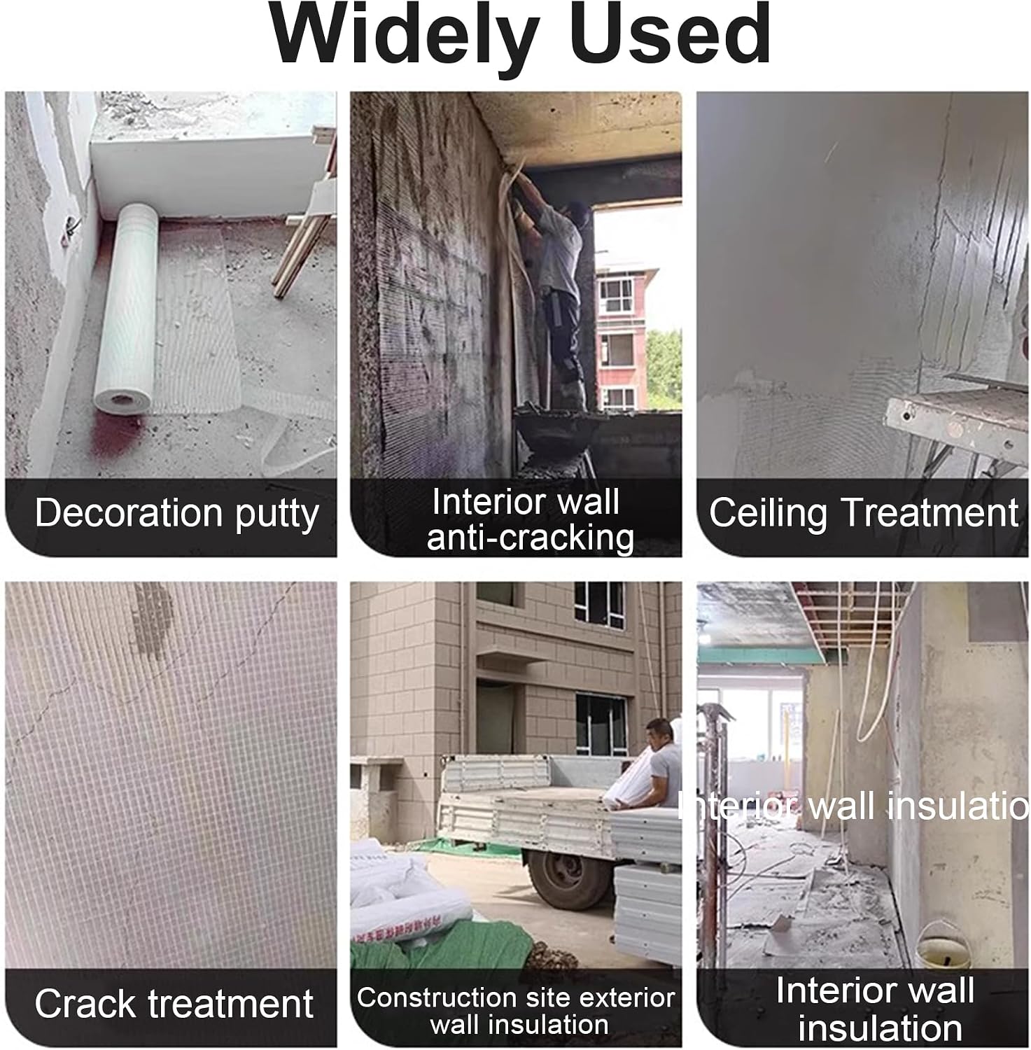 Heavy Duty Fiberglass Mesh Roll Stucco Mesh Cloth Grids 39" x164'/328' Wall Repair Prevention Crack Insulation Enhanced Strength and Stability for EIFS Wall Ceiling Gypsum(Size:1x50m/39 x164')