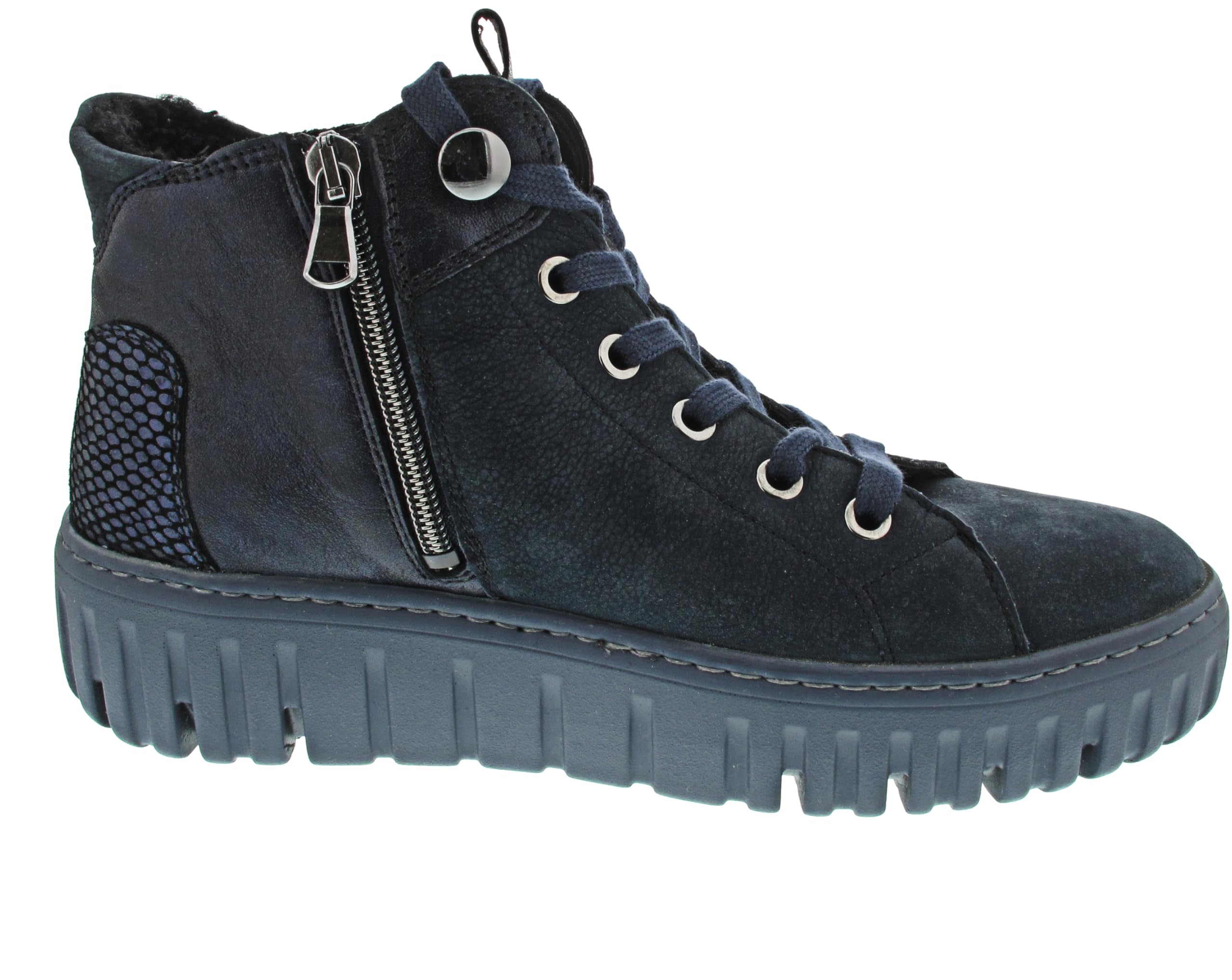 Waldläufer H-Livia Schnürstiefel Blau