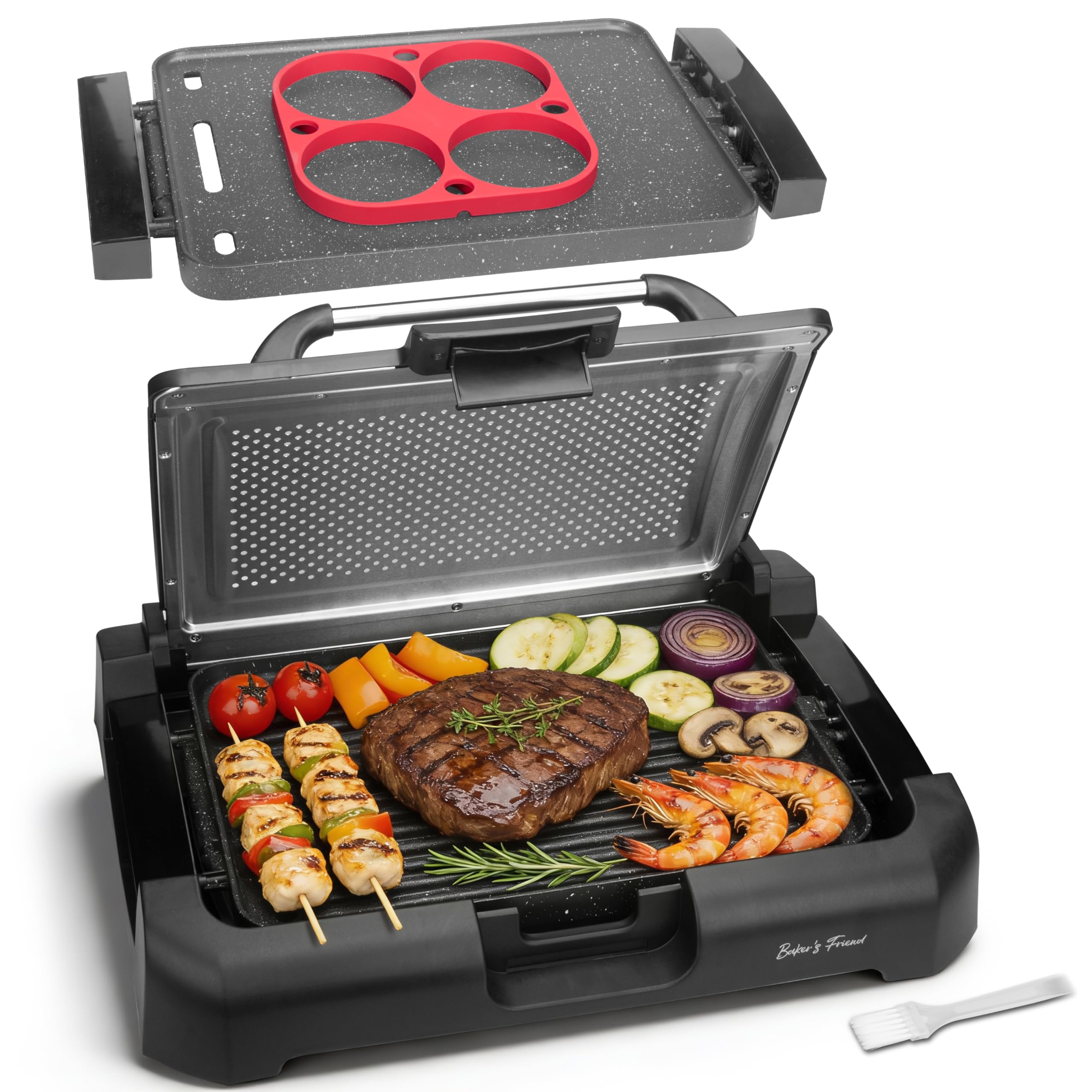 Baker's Friend Baker’s Friend Indoor Searing Grill & Griddle - indoor grills and griddles | Mubboo