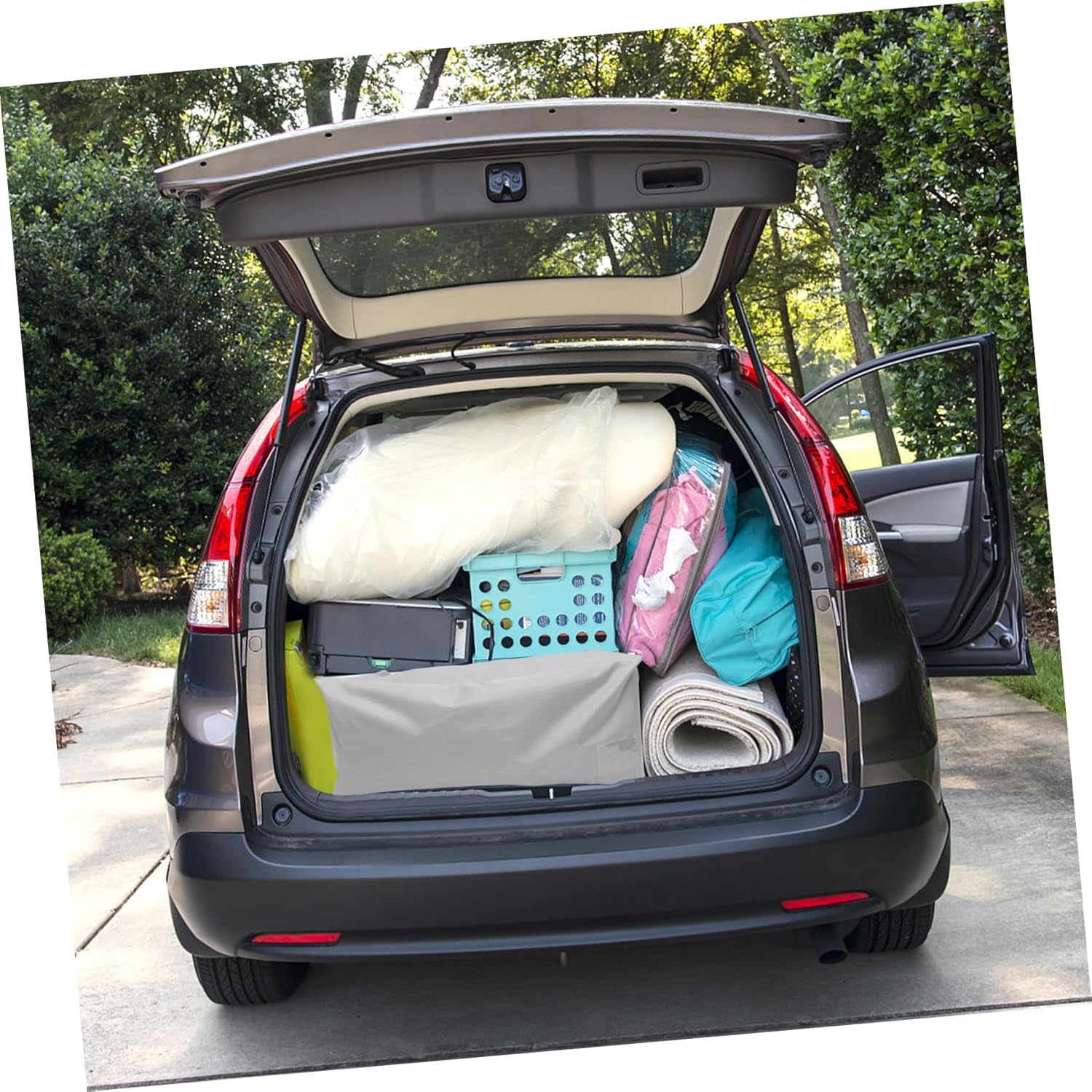 7pcs Oxford Fabric Clothes Storage Large Capacity Bedding Packing Container for Quilts and Blankets and Wear-resistant for Home and Dorm Organization