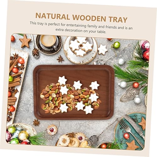 Miniatura 8 de Cabilock Bandeja de baño Bandeja de desayuno para cama Tabla de servir de madera Bandejas para Comida Jabonera de bambú Bandeja de desayuno en la