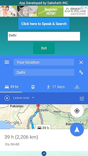 Voice Search - Powered by Google