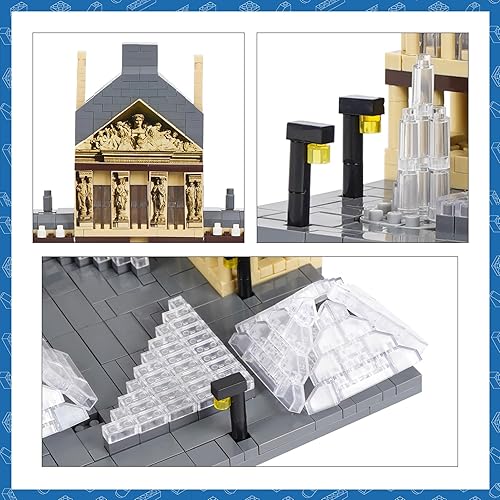 Miniatura 38 de Juego de bloques de construcción, modelo de arquitectura New York Skylines, bloques de construcción, 3452 piezas, micro ladrillos de construcción