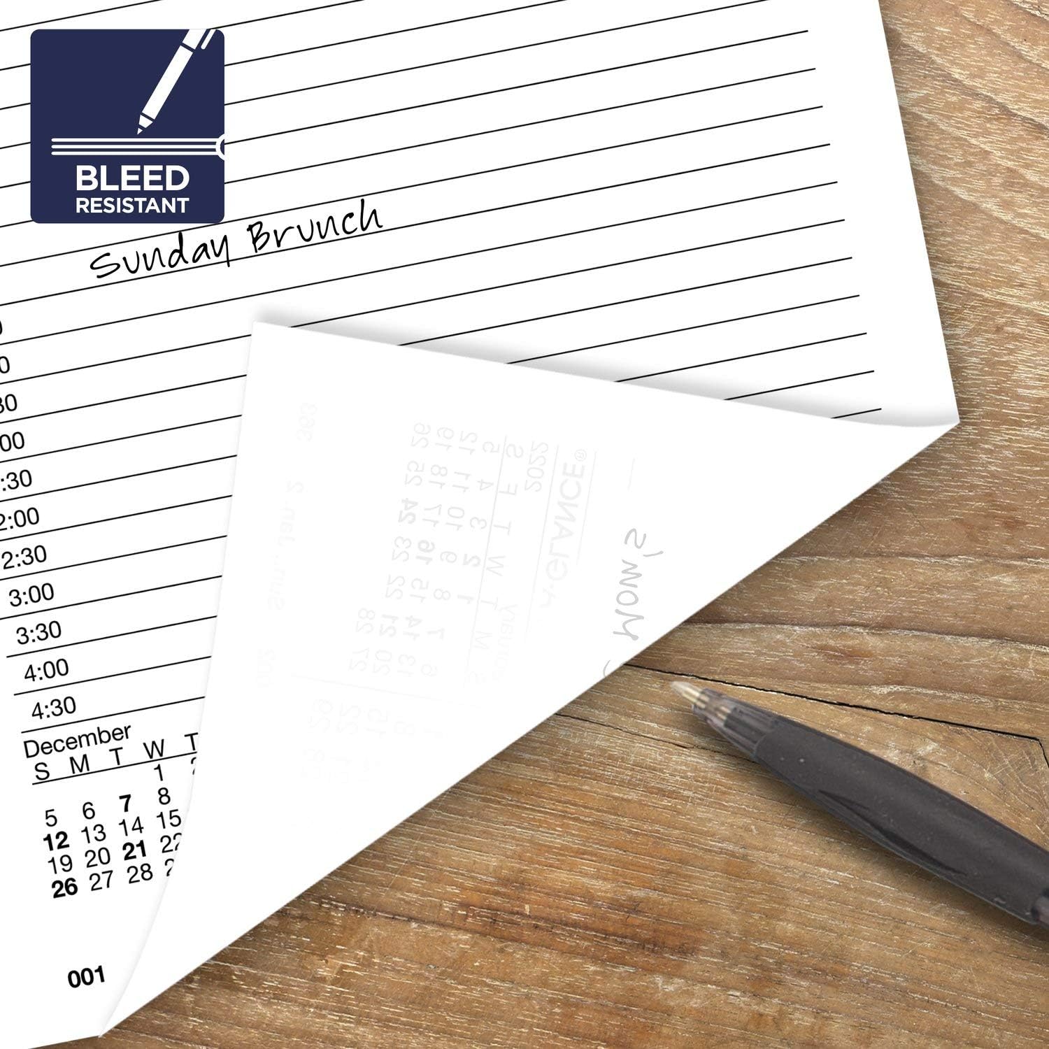 2022 Daily Desk Calendar Refill by AT-A-GLANCE, 5" x 8", Loose-Leaf, Pad Style (E45850) : Office Products