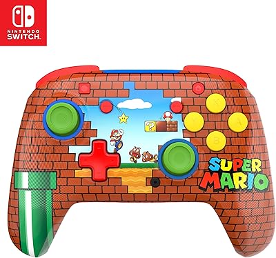 Turtle Beach Rematch Mario Bricks Controller da gaming wireless per Nintendo Swi