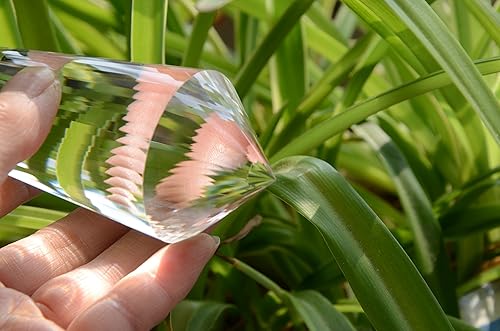 Miniatura 3 de Real Tibet Himalayan High Altitude 99% Clear 48 Sided Crystal Point Quartz Vogel Wand 4.52 Inch Spiritual Reiki yuebang ERDBGRZA