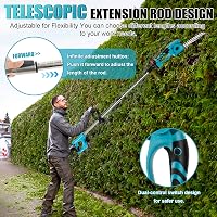 Panthem 2in1 Akkumulátoros Kerti Olló Teleszkópos 21V Makita Kompatibilis 5