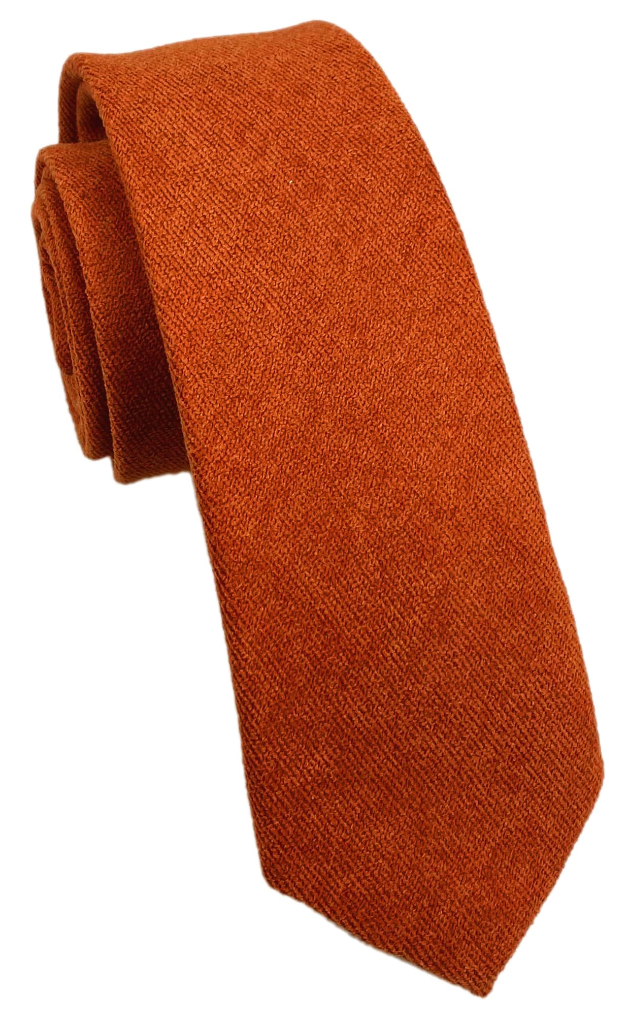 Secdtie Men's Skinny Tie Fashion Causal Cotton Floral Printed Linen Necktie