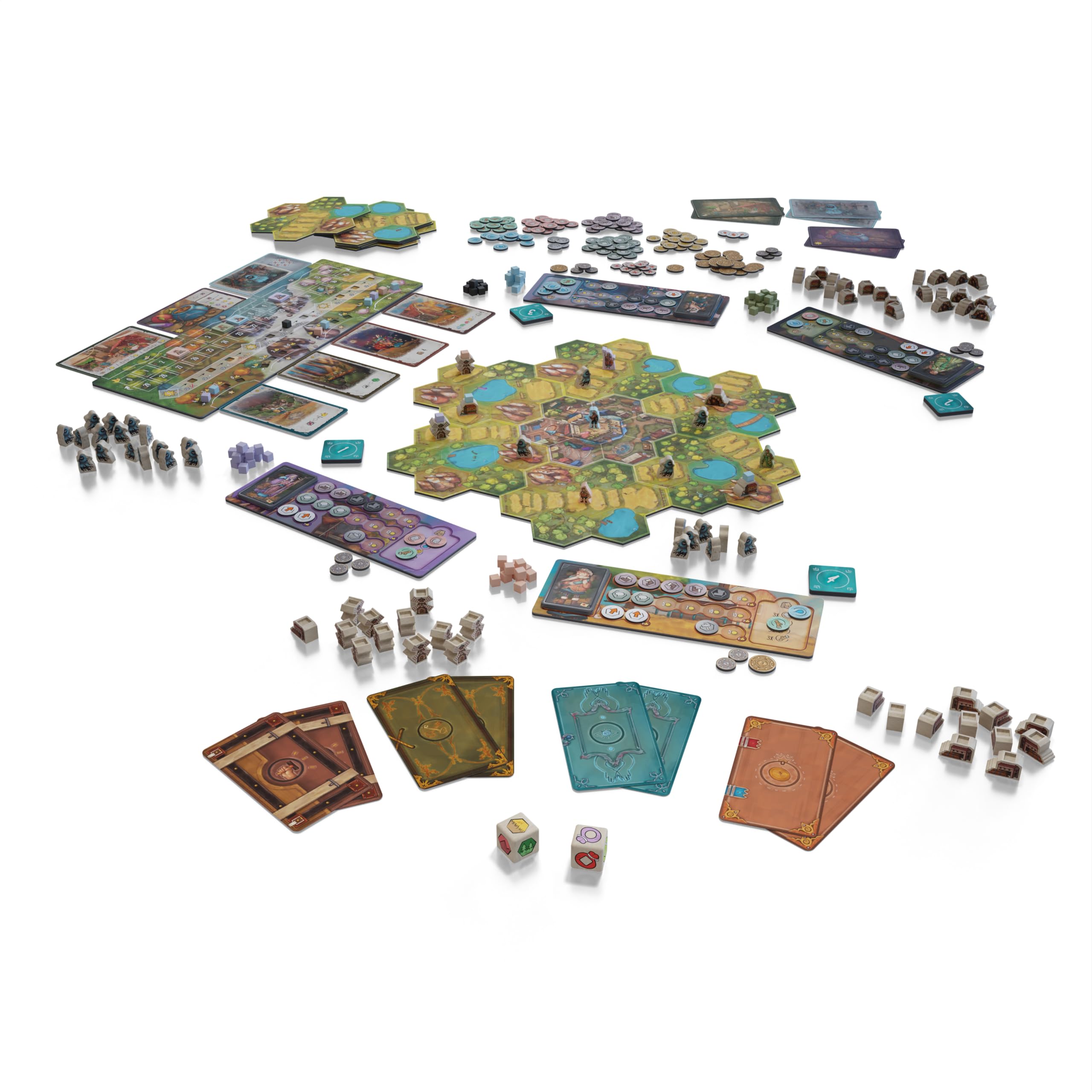 Ludus Magnus Studio Haunted Lands - Gioco da tavolo, 14+ Anni, 2-4 Giocatori, Edizione in Italiano