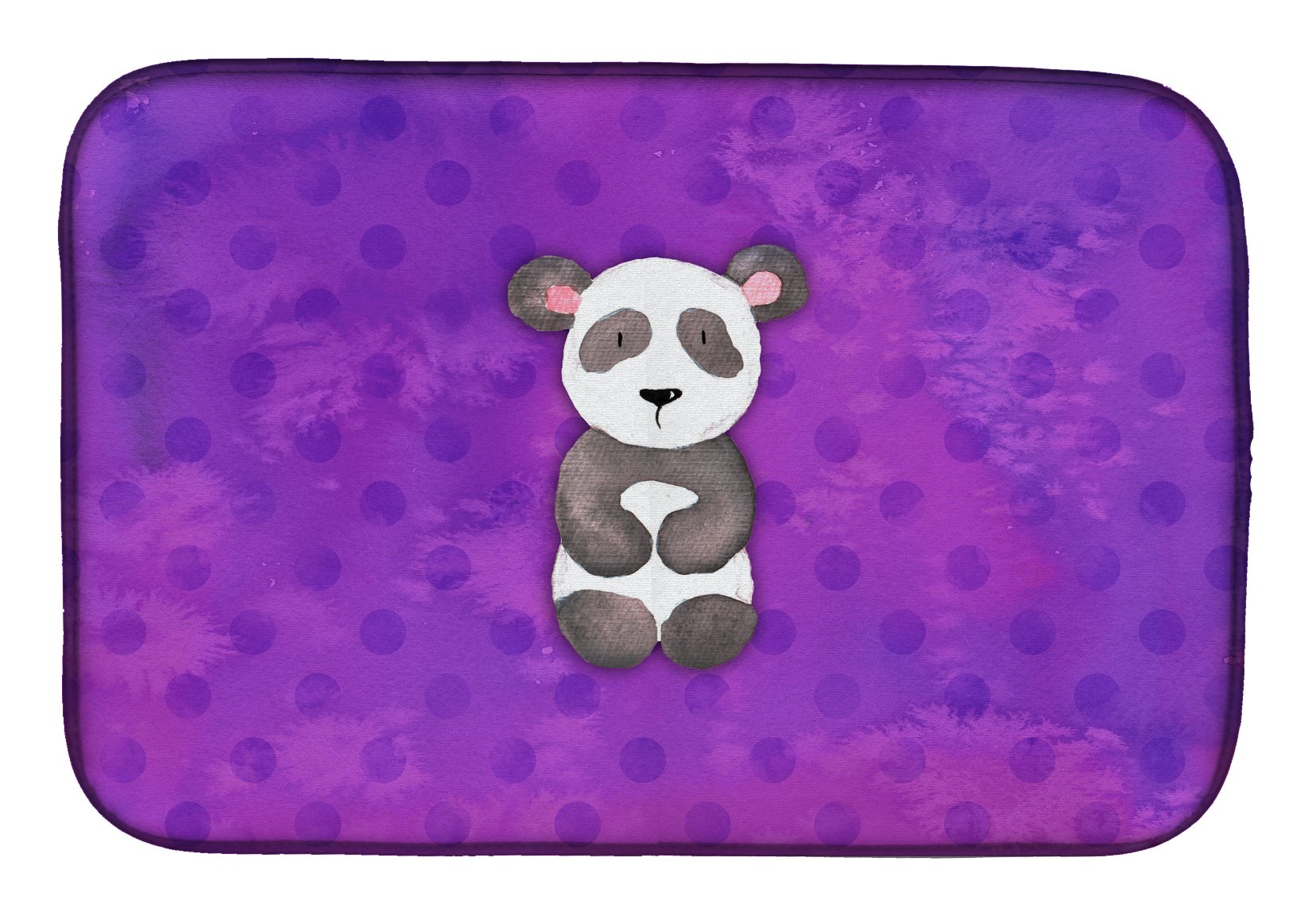 Tapis d'égouttoir vaisselle motif panda pour égayer votre plan de travail