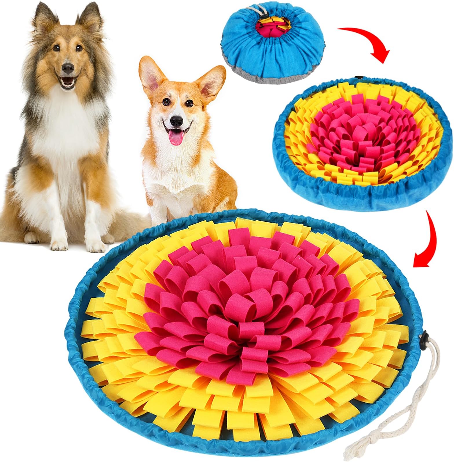 Snuffle Mat for Dogs Dog Snuffle Mat Food Sniffing Feeding