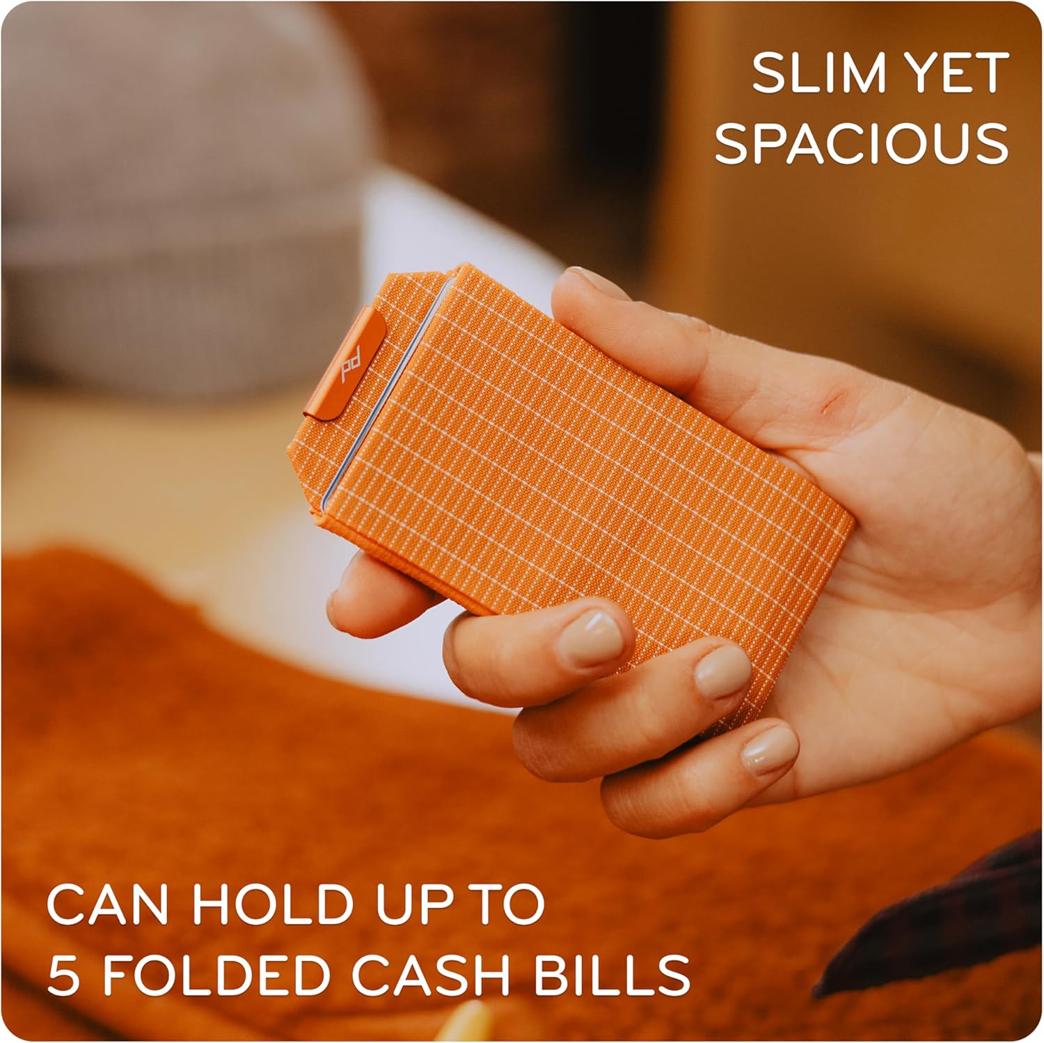 Peak Design Everyday Slim Wallet, Eclipse, Ultra-Slim Profile, Weatherproof TerraShell Fabric, RFID Blocking, Minimalist Design, Quick-Access Card Retrieval, Holds Up to 8 Cards and Cash
