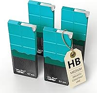 Mr. Pen 0.7mm HB Mechanical Pencil Lead Refills, 480 Pieces (4 Tubes of 120), #2 Medium Leads for Smooth Writing & Drawing