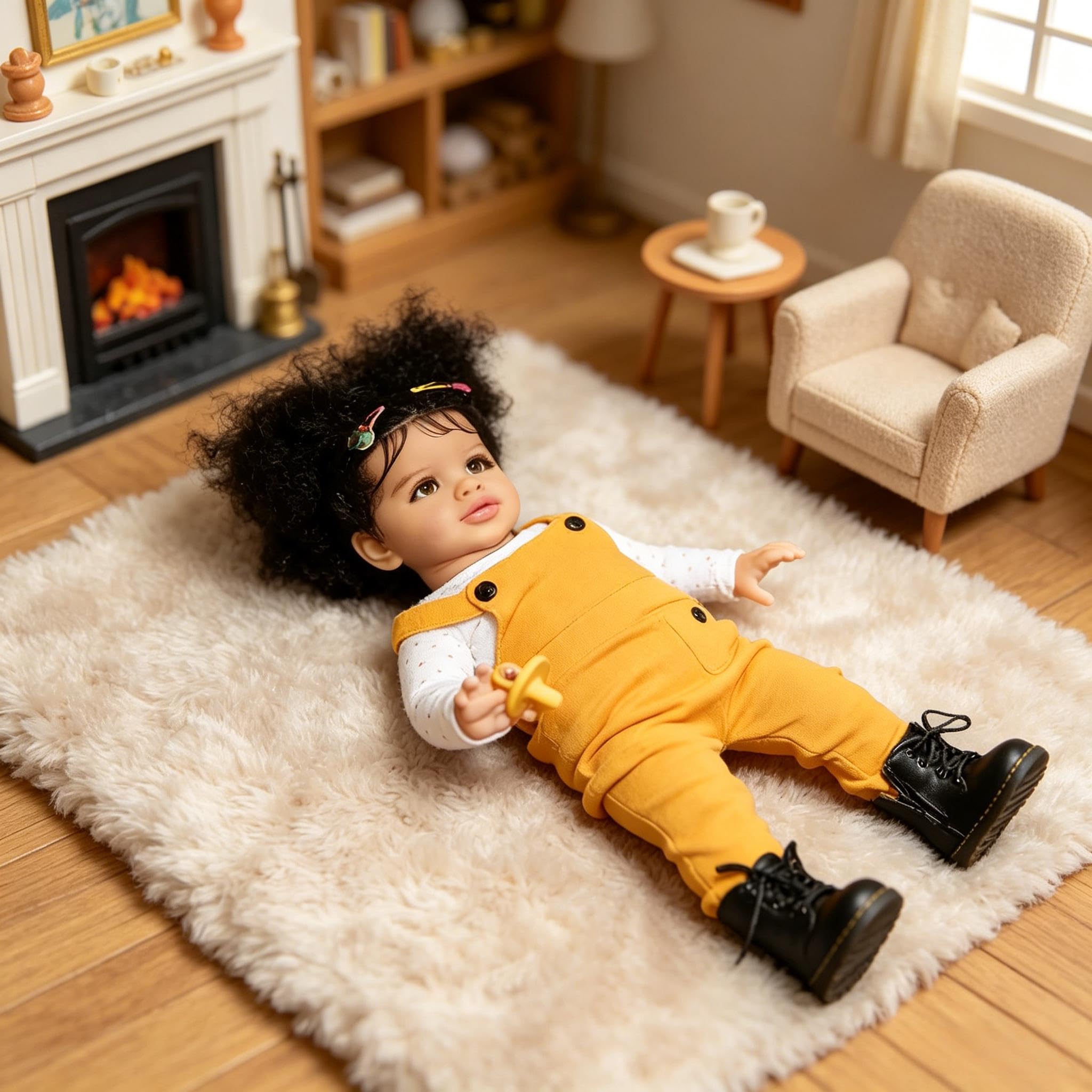 Reborn lalki dla maluchów czarna dziewczyna Pippa 66 cm duży rozmiar realistyczne lalki Reborn Baby Dolls miękka winylowa tkanina ciało afroamerykańska prawdziwa lalka bobas realistyczna lalka