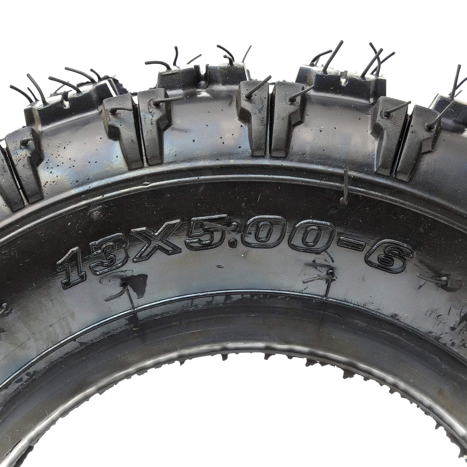 Pneu 13x5.00-6 Inch Jantes Bosselé Midi Moto Essence Quad Vélo Vtt Avant/Arrière