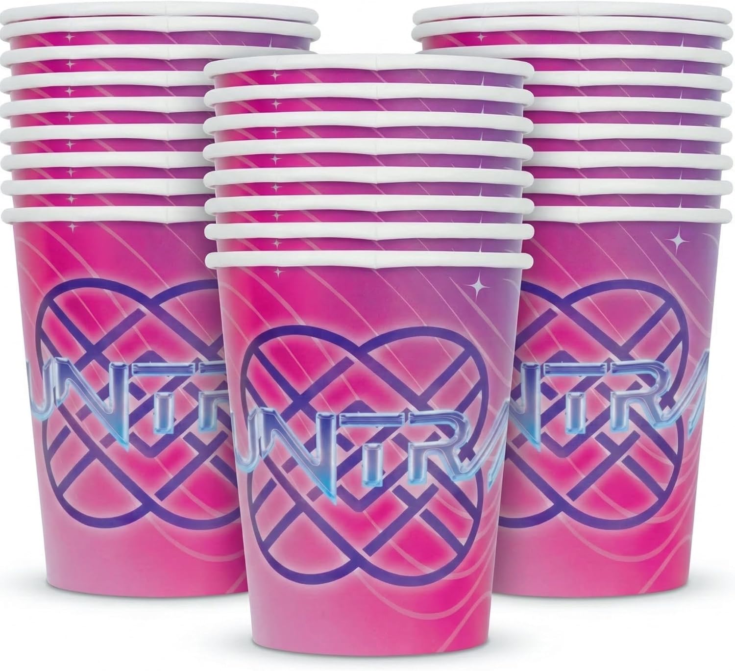 Unique KPop Demon Hunters Cups - 24 Paper Party Cups 9oz – KPop Demon Hunters Birthday Decorations and Party Supplies - for Water, Juice and More - Officially Licensed