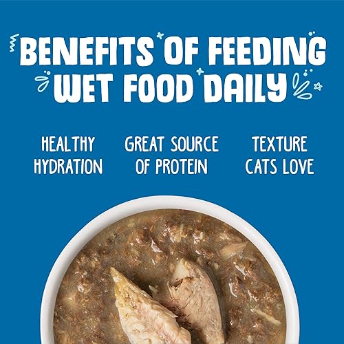 Vista 106 de Weruva Frisky Fishin' Friends - Alimento clásico para gatos, paquete variado, comida húmeda para gatos, latas de 3 onzas (paquete de 24)