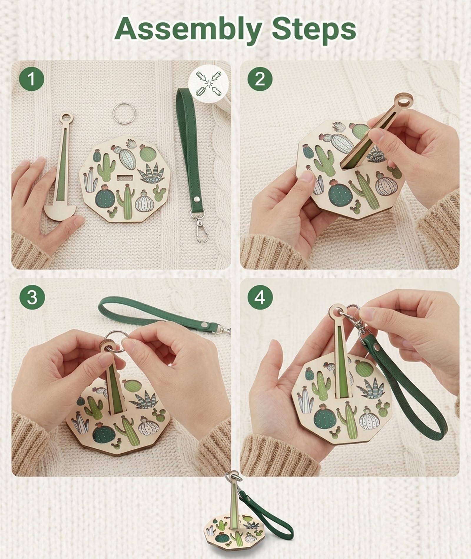 Portable Yarn Holder, Yarn Holders for Crochet, Thread Holder Ideal for Knitting At Home, On The Go, While Traveling, in Waiting Rooms, During Commutes, and At Craft Clubs Or Sewing Classes 2