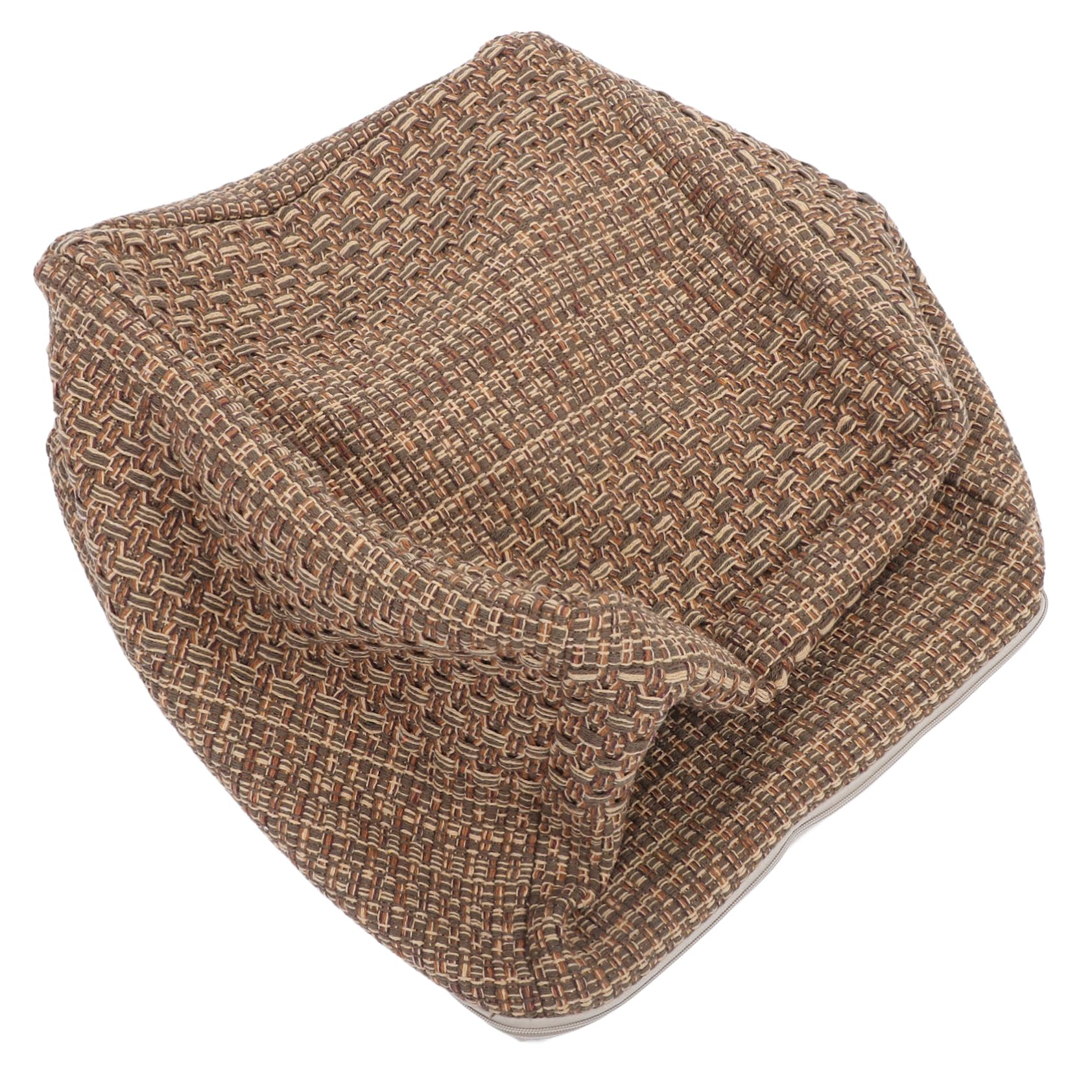 Housse de coussin carré coton lin respirant pour siège de sol et chaise de maison