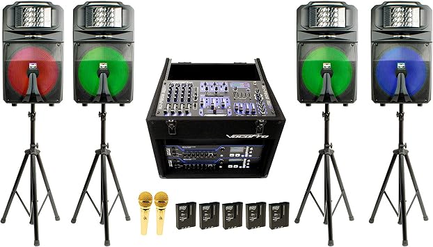 VocoPro - 4000 Watt DJ/Karaoke Club System VCOCLUB-THUNDER-4000