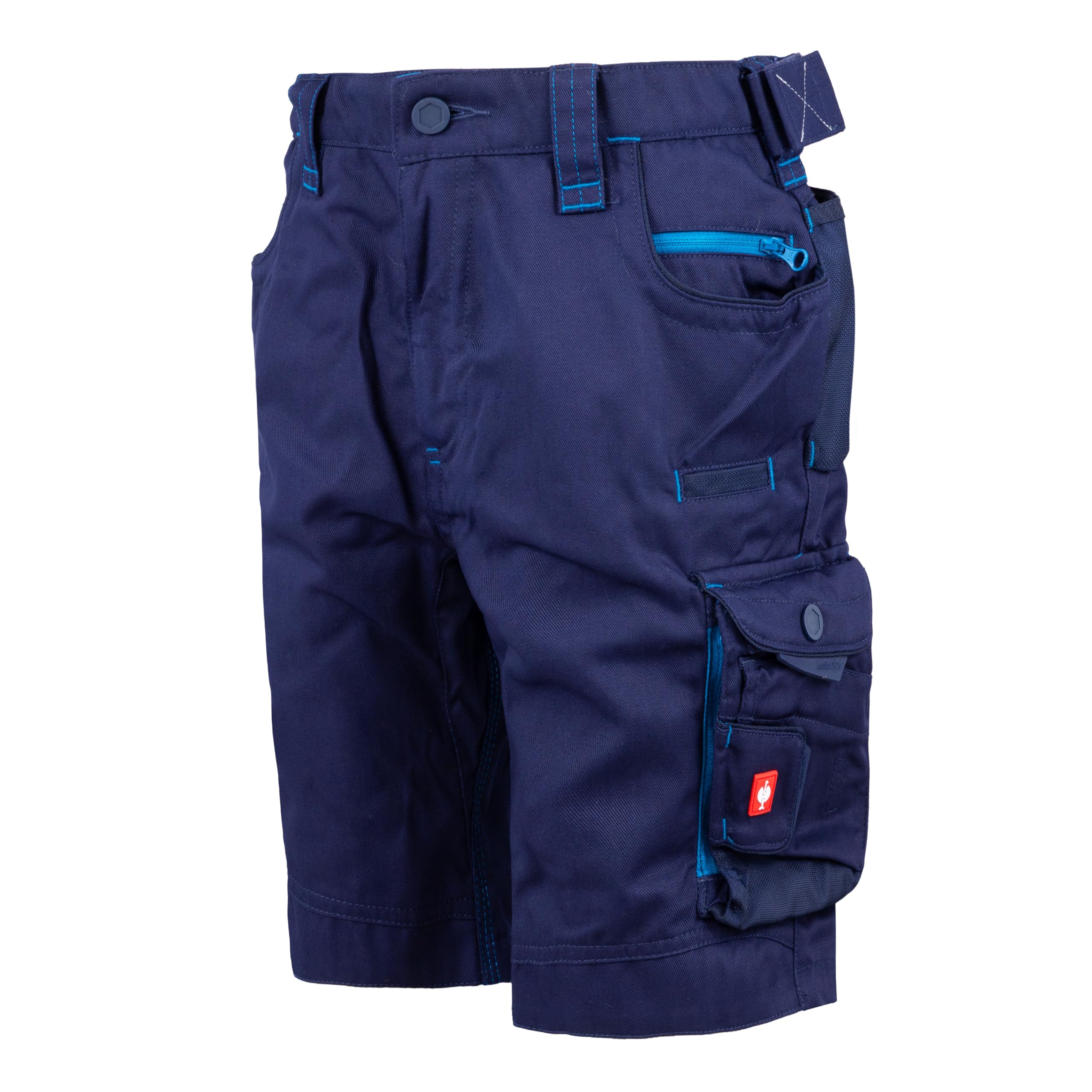 Engelbert Strauss E.S. Kinder Shorts Motion 2020 Arbeitshose Workwear (dunkelblau/Atoll, 122/128)