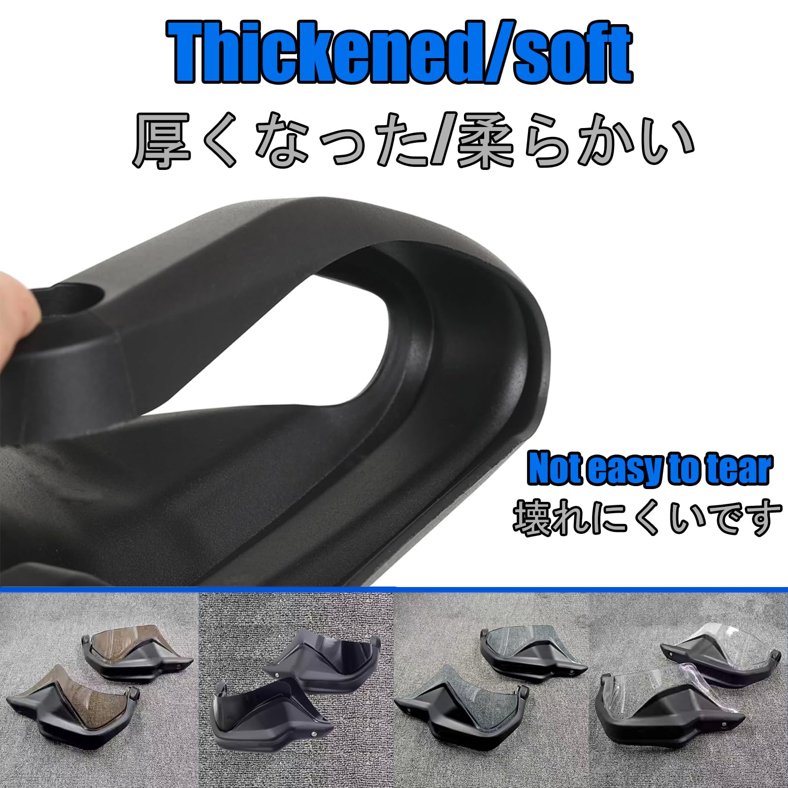 Protège-mains coupe-vent pour moto Duke 390 Duke 125 250 390 2024 2025 2025 2023-2025 - Accessoires de moto (noir)