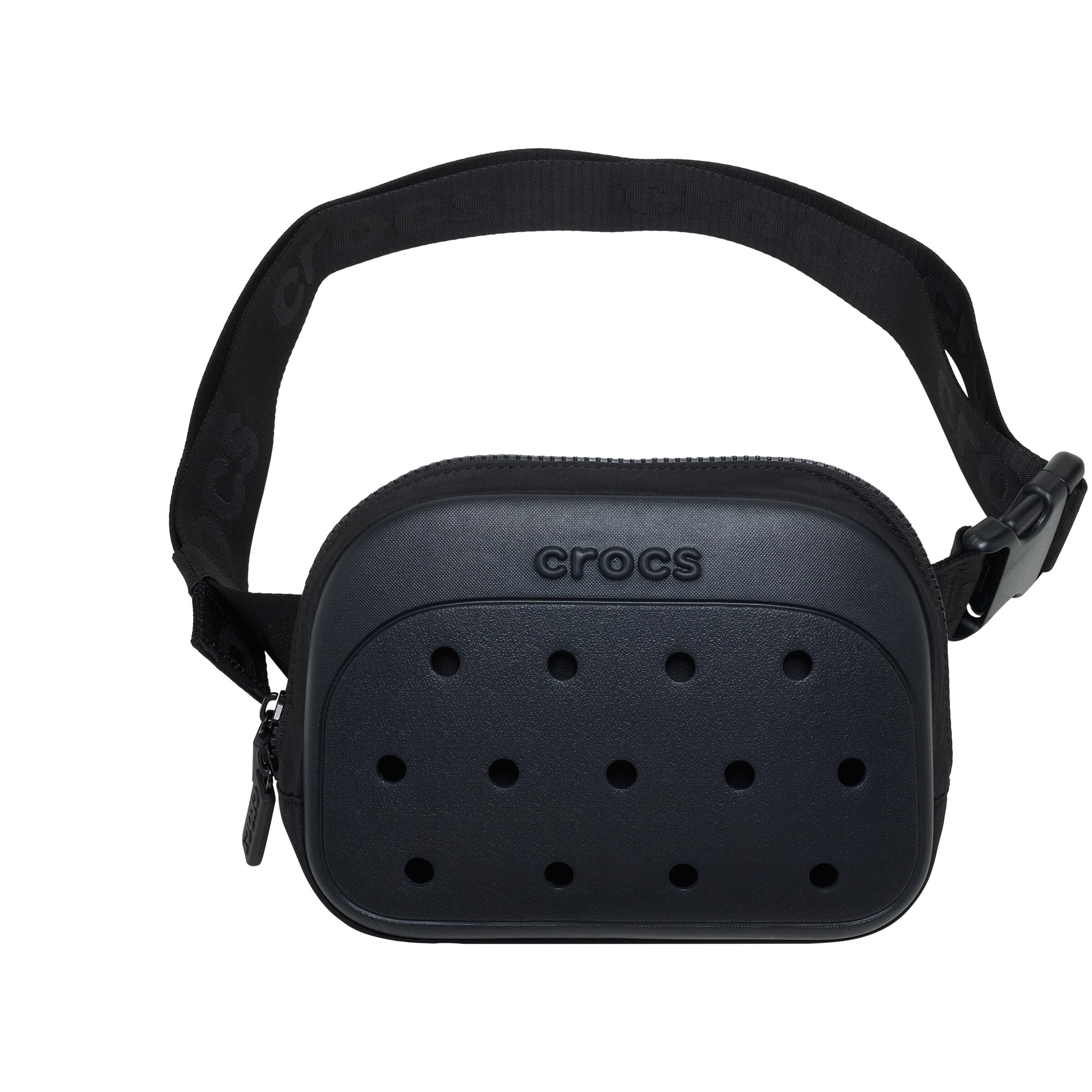 Crocs Classic Belt Waist Bag Customizable Fanny Pack Personalize with Jibbitz Charms Black One Size