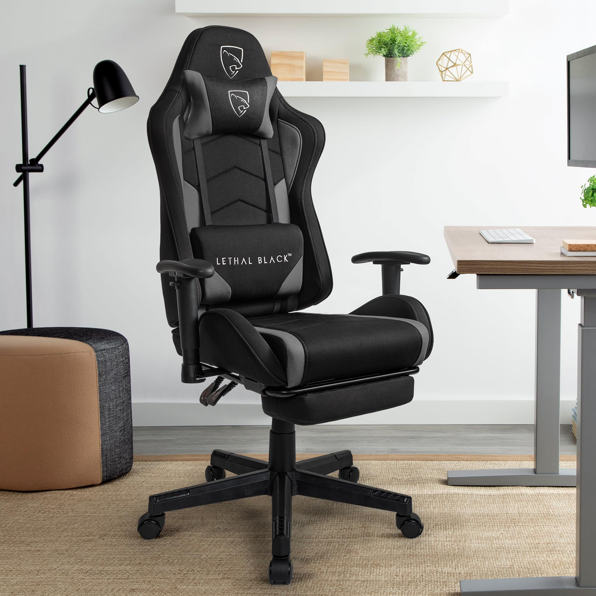 See full amazon price history chart for Lethal Black Ergonomic Gaming Chair - with Premium Breathable Alcantara Fabric, Multi Adjustable Armrests, Neck & Lumbar Support (Titan Series, Black) Lethal Black Ergonomic Gaming Chair - with Premium Breathable Alcantara Fabric, Multi Adjustable Armrests, Neck & Lumbar Support (Titan Series, Black) (B0DC3T6Y3K) Amazon Price History, Amazon Price Tracker