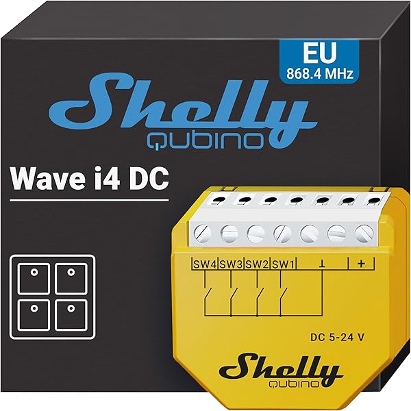 Shelly Wave i4DC Z-Wave Home Automation Controller