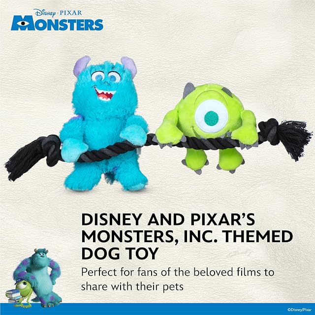 Foto 2 de 6 de Disney Juguete de cuerda para mascotas Pixar's Monsters, Inc. de 12 pulgadas
