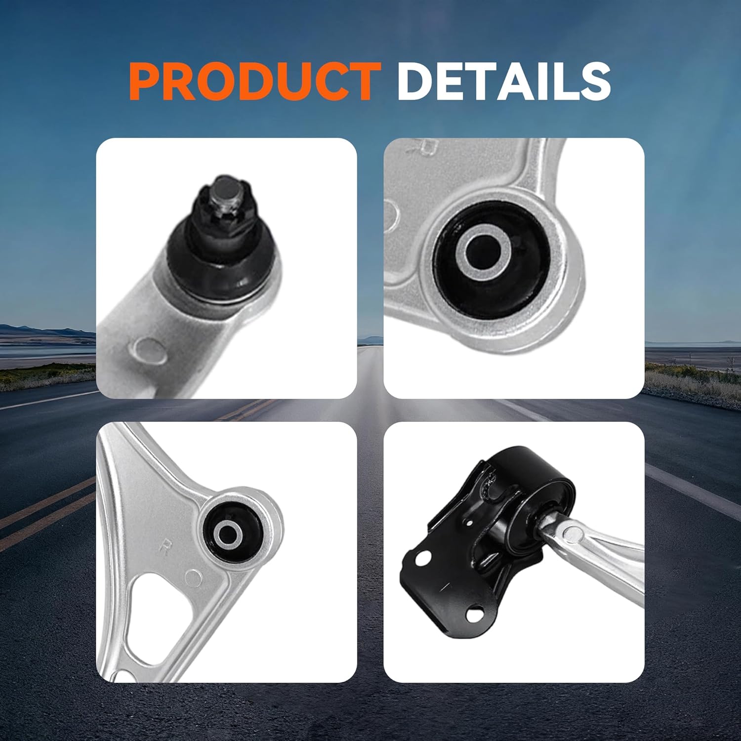 Front Suspension Kit Lower Control Arms w/Ball Joints Fit for 2014-2021 Acura MDX 2017-2021 for Honda Ridgeline 2019-2021 Passport 2016-2021 Pilot RK623548 RK623549
