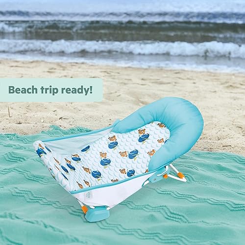 Miniatura 4 de Disney Baby Finding Nemo - Asiento de baño plegable de 2 posiciones, soporte ajustable para fregadero o bañera, edades de 0 a 6 meses hasta 20