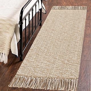 Boho Kitchen Runner Rug,2 x 5 Tan Cream Was...,