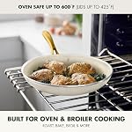 GreenPan Swift 12-Piece Ceramic Nonstick Cookware Set, PFAS-Free, Hard Anodized for Durable Performance, Bamboo Utensils, Oven/Broiler Safe to 600°F, Dishwasher Safe, Cream