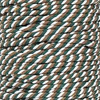 Vista 32 de Cuerda de algodón trenzado súper suave de 3 hebras (negro, 1 pulgada x 10 pies)