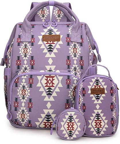 Montana West Wrangler Callie - Mochila para pañales con funda para chupete, bolsa cruzada para botella y correas para cochecito de bebé, diseño