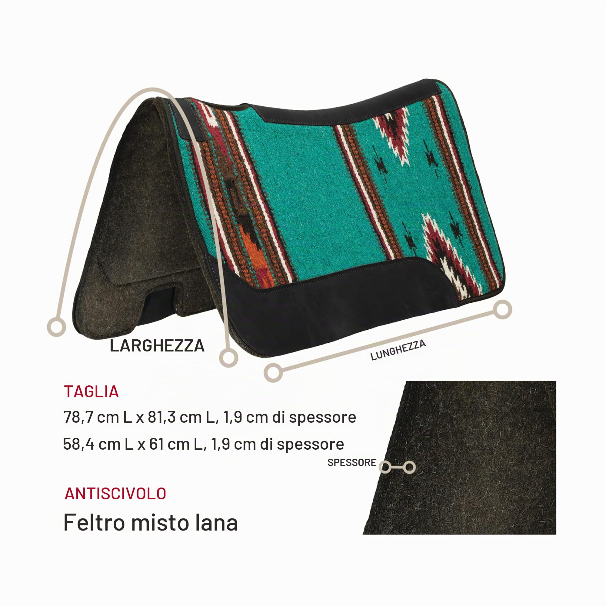 Sottosella in Pelle Weaver