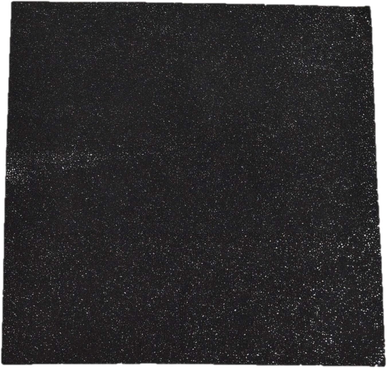 The Leather Guy - Shiny Black Stingray Print Cowhide Leather for Crafting and Leatherworking, 12” x 12” Pre Cut Square 3-4oz (1.2– 1.8 mm) Thickness for Crafts and Projects