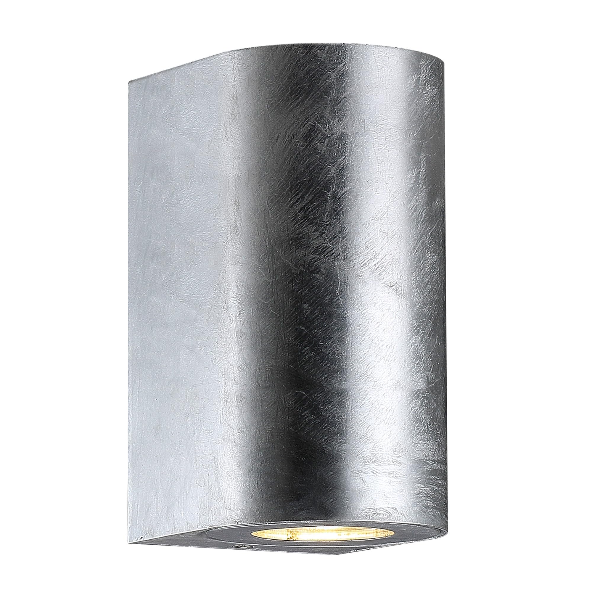 Nordlux Canto Maxi 2.0 Outdoor Wall Light GU10 56W Galvanised