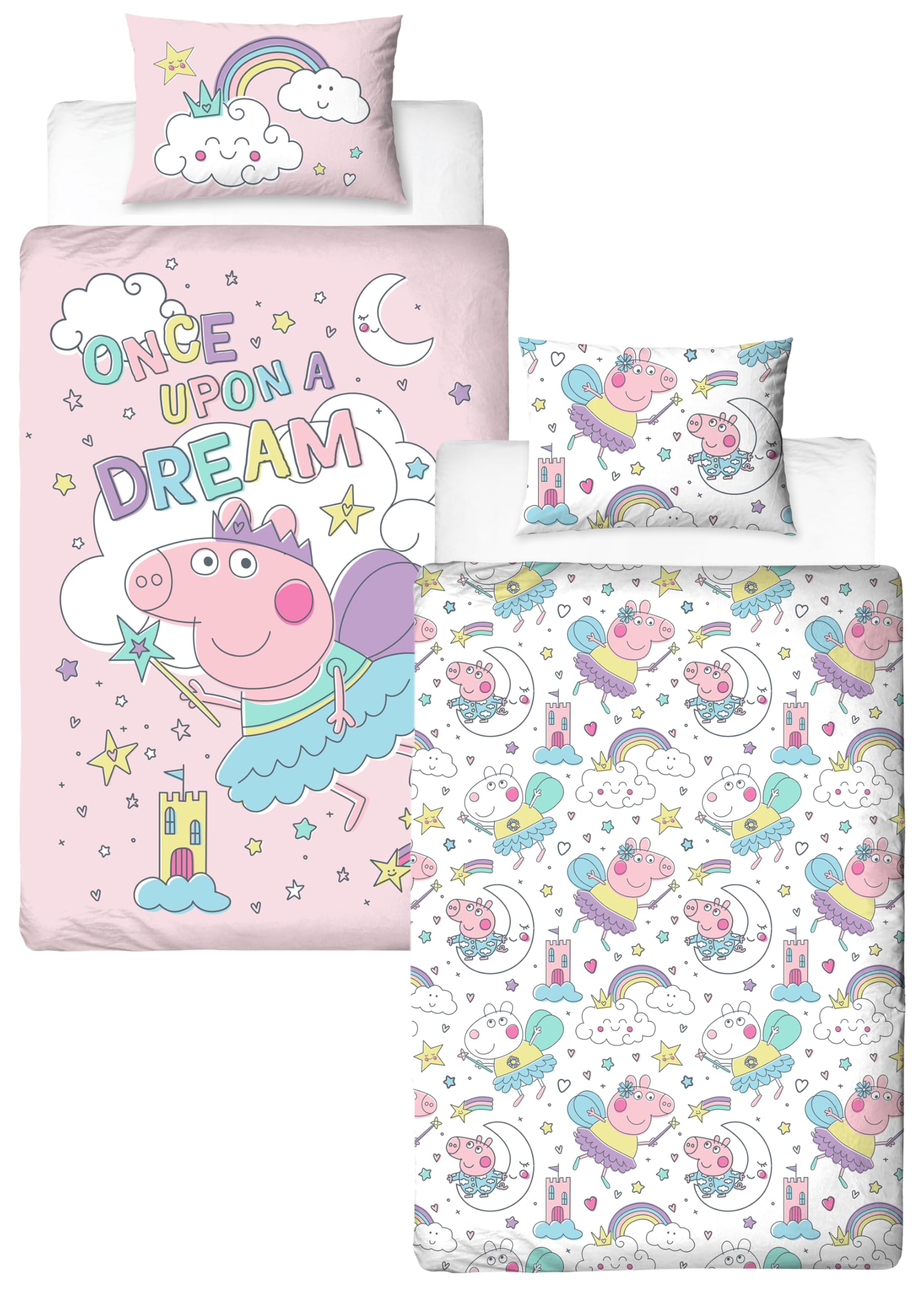 Peppa Pig Bedtime Panel Duvet- Single